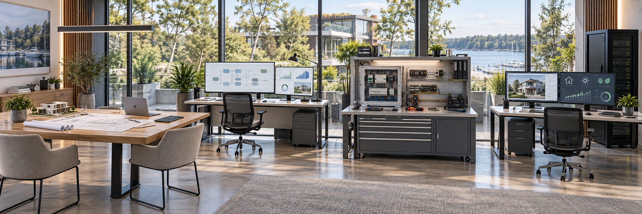 A professional automation and system integration workshop and office